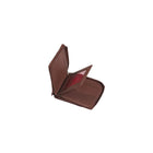 Champs Black Label Leather RFID Zip-Around Wallet, Tan-3 slot pockets