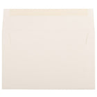 JAM Paper A10 Invitation Envelopes, 6 x 9.5, Strathmore Natural White Linen, 250 Pack (900789414H)-Blank interior for personalized message