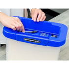 Bankers Box Heavy-duty Letter-Size Plastic Portable File Storage Box-Lid features handy organizer compartment. Comfortable handle for easy lifting and latching lid for secure transport