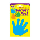 Trend Enterprises 3" DieCut Handprints Mini Accents, 216 Pack (T-10831)-Colourful accents in orange, purple, red, blue, yellow, and green pairs offers a delightful touch
