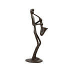 Truu Design Bronze-Look Saxophone Player Sculpture, 3.75 x 11.5 x 3.25 inches, Brown-Material: made of high-quality, durable and safe iron with a bronze finish will be a perfect vintage addition to any room setting