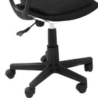 Xtech Modern Cloth Ergonomic Office Chair with Armrests - Black-Its comfortable armrests help relieve tension in the shoulders and neck