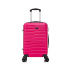 TOSCANO OPPORTUNA 20" Hardside Carry On Luggage - Fuschia-Designed in Italy