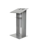Urbann K6 Lectern No Wheels - Aluminum, Light Grey-Colour: Light grey