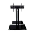 TygerClaw 32" - 42" TV Stand (LCD8222BLK)-2 layers TV stand with 2 black glasses