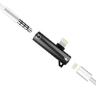 Speedex 2 In 1 lightning to 3.5mm Audio Adapter & Lightning Charging Port-Support for Apple devices, IOS 10.3 and above