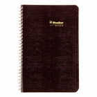 Blueline 2023 Daily Planner - Burgundy - 8"H x 5"W - Bilingual-12 Months: January 2023 to December 2023