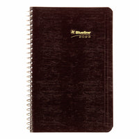Blueline 2023 Daily Planner - Burgundy - 8"H x 5"W - Bilingual-12 Months: January 2023 to December 2023