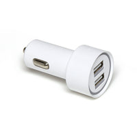 NXT Technologies Universal 2 USB Port 24W Car Charger - White-12-24V car charger for mobile devices