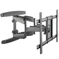 StarTech Flat-Screen TV Wall Mount, Full Motion, Heavy Duty Steel (FPWARTB2)-Heavy-duty steel TV wall mount with dual-arm design