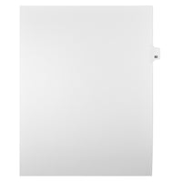 Mark Maker Legal Tabs - Letter Size - White - 1/25th cut - 25 tabs per package - 5 packages Pack - Number 82-White Single Tabs