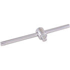 Gray Tools 1/4" Drive Sliding T-handle, Chrome Finish, 4-1/2" Long-Drive Size: 1/4"