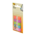Post-it Flags, 0.47" x 1.7", Bright Neon Colours, 100 Pack-Convenient clear dispenser package