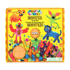 Smarts & Crafts Monster Craft Kit-Felt sheets/ Faux fur/ Trim/ Cording