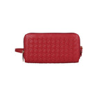 Karla Hanson RFID Blocking Ellie Woven Crossbody Phone Wallet, Red-Woven Crossbody Phone Wallet