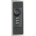 Durable Predrilled Brushed Aluminum Key Cabinet with Combination Lock - 36 Key - Silver-7