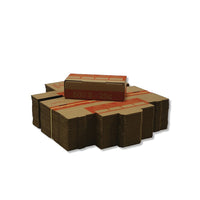 NSS Quarter (25c) Coin Boxes, 200 Pack-Fold together corrugated, Orange imprint