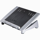 Fellowes Office Suites Laptop Riser Plus-Stabilizing front edge holds laptop in place