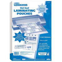 Educational Insights Classroom Laminator Pouch, Silver-Dimensions: 8 1/2"(W) x 11"(L)