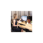 Fellowes Platinum Series Single Monitor Arm - White-Holds monitor 32"/17.6 lbs