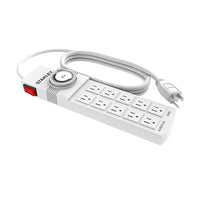Stanley Timeit Power Strip-On/off switch with resettable 125V/15A circuit breaker