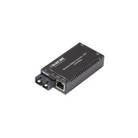 Black Box LHC014A-R3 MultiPower Miniature Media Converter - 10Base-T/100Base-TX Ethernet, Multimode, 1300nm, 2km, SC-Converter