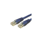 StarTech C6PATCH3BL 3' Cat 6 Molded Patch Cable, Blue-RJ-45 Male connector on both sides for dependable network connectivity