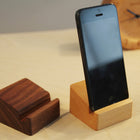 Decent Living Wooden Smart Phone Stand - Beech-Perfect wedding, anniversary, or birthday gift