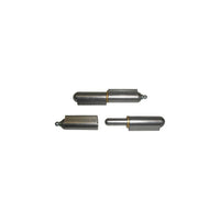 Intercon 2-Piece Weld-On Hinges - 6 Pack-Mild Steel w/Fixed Steel Pin, Brass Washer & Grease Fitting