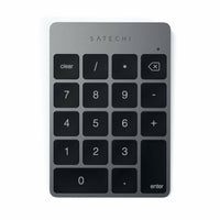 Satechi Slim Wireless Keypad - Space Grey-Extended Keypad featuring a full number pad