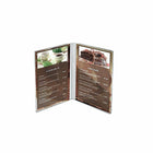 Azar Displays Dual Frame Sign Holders, 10 Pack (107722)-Dual Frame