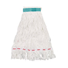 Vileda Sentrex Synthetic Loop End Mop, 16oz, White-4-row stitched