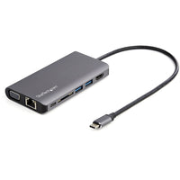 Startech USB C Multiport Adapter USB-C Mini Travel Dock w/ 4K HDMI or 1080p VGA-USB C Multiport Adapter