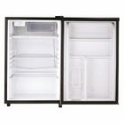RCA 4.5 CU FT Compact Fridge - Black (RFR464-BLK)-A chiller compartment with door for short-term storage of frozen items
