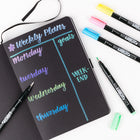 Tombow Fudenosuke Pastel Brush Pens - 6 Pack-Odorless and Non-refillable. Store horizontally.