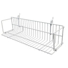 Can-Bramar Universal Wire Shelf, 24" x 6.5" x 4-3/4", White, 10 Pack-24"x6.5"x43/4cm basket shelf