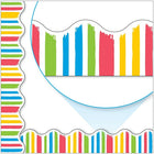 TREND enterprises, Inc. Bold Strokes Stripes Terrific Trimmers - 12 Pack-Decorative pre-cut paper border for displays and crafts