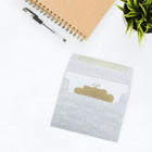 JAM Paper A7 Invitation Envelopes, 5.25 x 7.25, Parchment Blue Recycled, 1000 Pack (10379B)-Closure: Gum