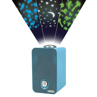 GermGuardian 4-in-1 Night-Night Air Purifier System with HEPA Filter, UV Sanitizer and Projector, Blue (AC4150BLCA)-Brings your Little One's ceiling to life with our 3 Color Night Light Projector Air Purifier System