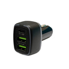 LBT Power Stream 30W Triple-port PD Car Charger - Black-Three ports allows your devices to fast charge simultaneously.