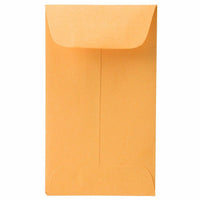 JAM Paper #3 Coin Envelope - 2 1/2" x 4 1/4" - Brown Kraft Manila - 100 Pack-Colour: Brown Kraft