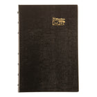 Blueline NotePro Telephone/Address Book, 8" x 5", Black, Trilingual-NotePro™ Telephone and Address Book
