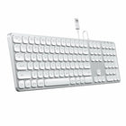 Satechi Aluminum Wired Keyboard for Mac - Silver-Wired USB