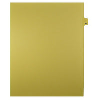 Mark Maker Legal Exhibit Index Tab Buff Single Tabs, 1/25th Cut, Letter Size, No Holes, Number 80, 25 Pack-Buff Single Tabs, 1/25th Cut