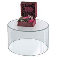 Azar Displays Clear Acrylic Cylinder, 10" x 8" (556908)-Use this product to display merchandise with a sleek professional look to catch the attention of all consumers
