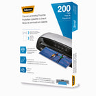 Fellowes 9.5” Laminator Value Bundle with 200 Letter 3 Mil Pouches-Auto-Shut Off saves energy and prevents overheating