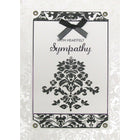 Rosedale 5-1/2" x 8" With Heartfelt Sympathy Greeting Cards And Envelopes, 6 Pack (19943)-Printed on premium uncoated card stock