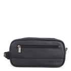 Bugatti Toiletry bag - 15.6" - Vegan Leather - Black (TAC2050BU-BLACK)-Main top zipper closure