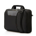 Everki Advance Laptop Bag/Briefcase, up to 14.1", Black (EKB407NCH14)-Separate zippered accessory compartment