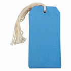 Jam Paper Gift Tags with String - Medium - 4 3/4" x 2 3/8" - Blue - 1000 Pack-Quantity: 1000 tags per carton